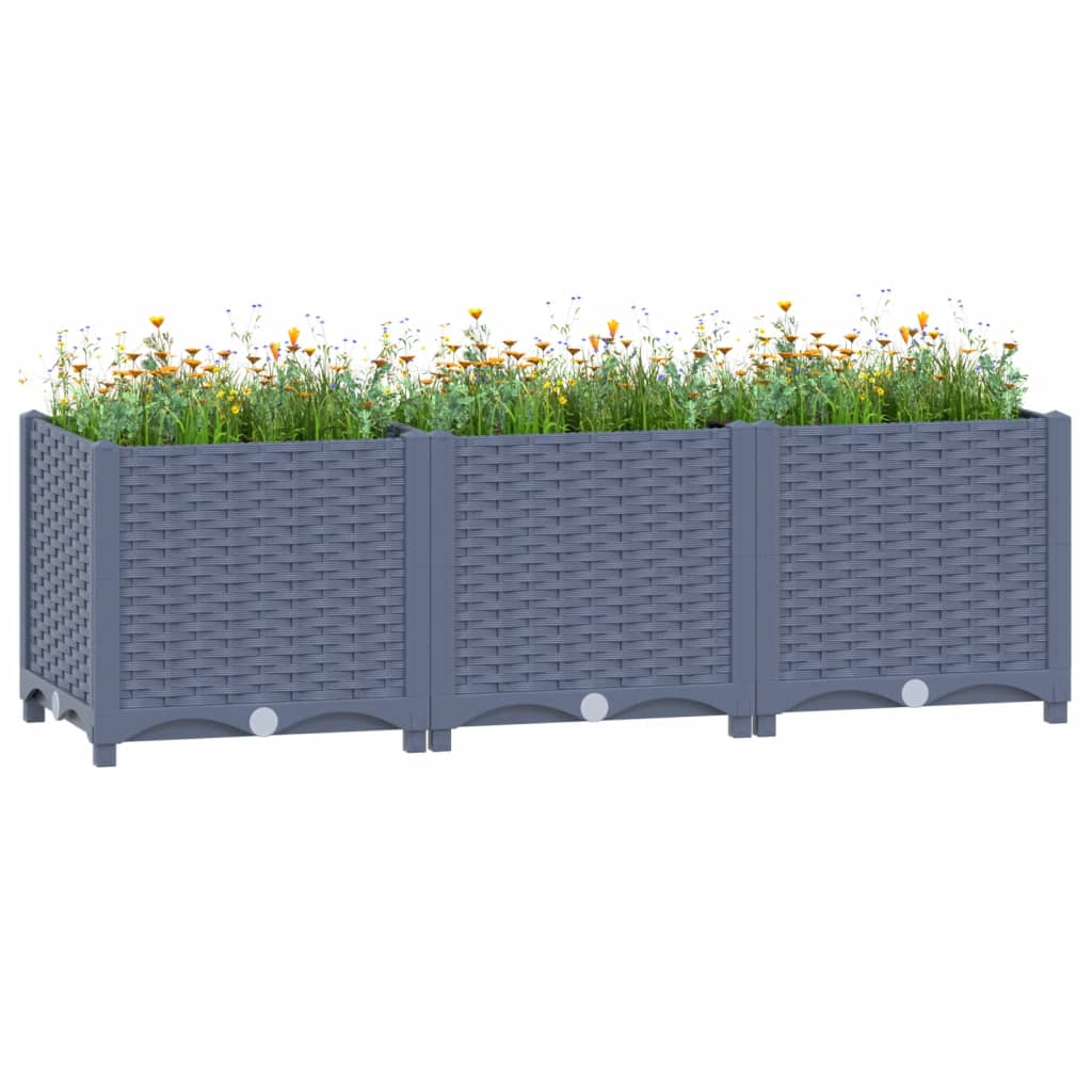 Raised Bed 47.2"x15.7"x15" Polypropylene