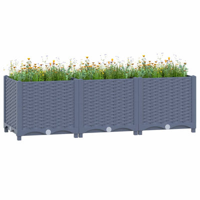 Raised Bed 47.2"x15.7"x15" Polypropylene