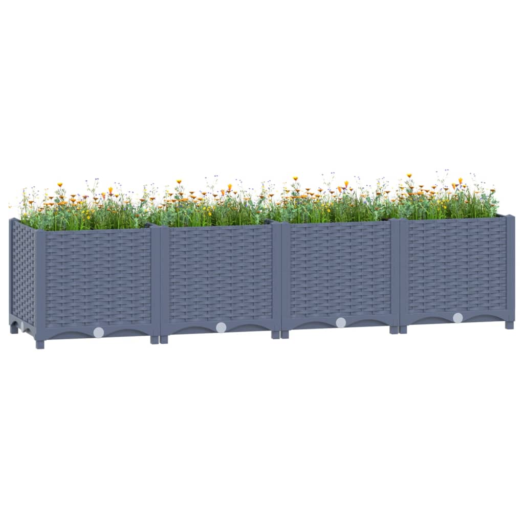 Raised Bed 63"x15.7"x15" Polypropylene