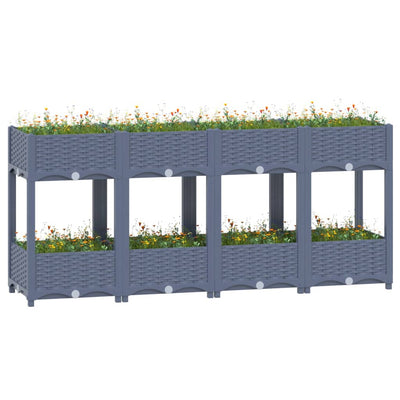 Raised Bed 63"x15.7"x28" Polypropylene