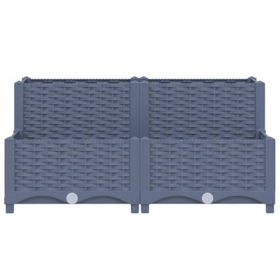 Raised Bed 31.5"x31.5"x15" Polypropylene