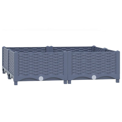 Raised Bed 31.5"x31.5"x9.1" Polypropylene