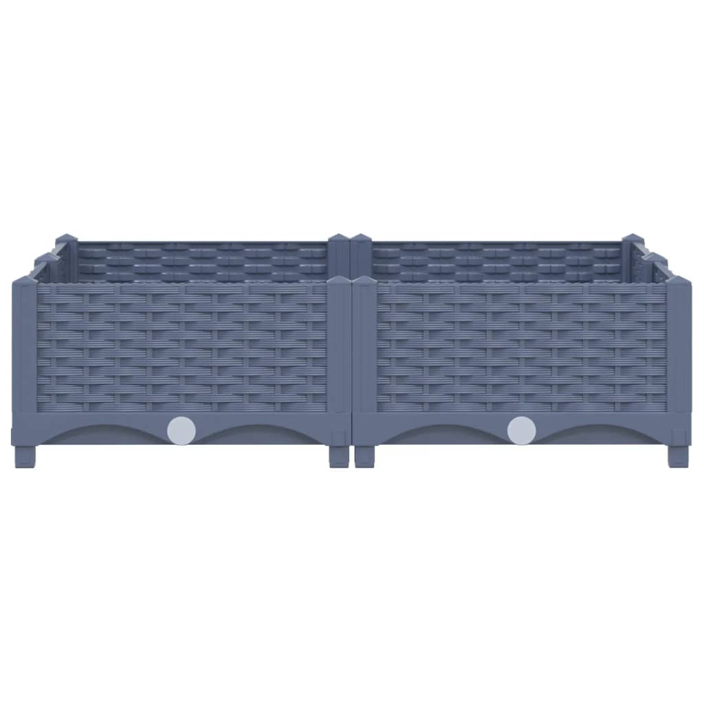 Raised Bed 31.5"x31.5"x9.1" Polypropylene