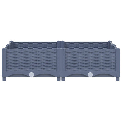 Raised Bed 31.5"x31.5"x9.1" Polypropylene