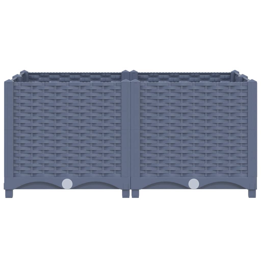 Raised Bed 31.5"x31.5"x15" Polypropylene