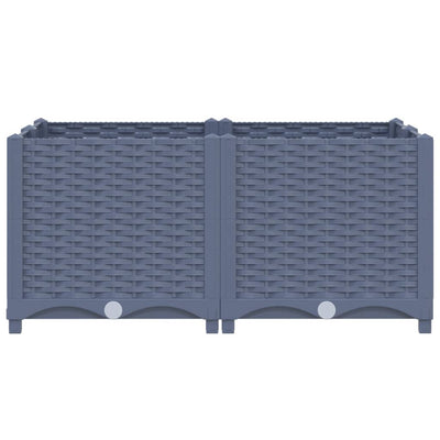 Raised Bed 31.5"x31.5"x15" Polypropylene