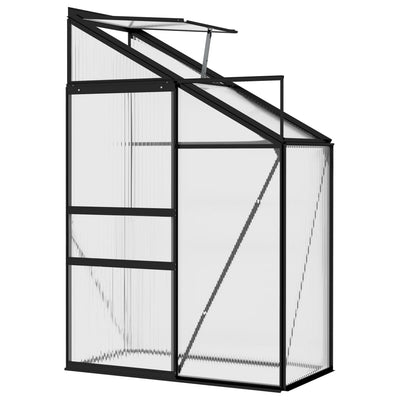 Greenhouse Anthracite Aluminum 48.7 ft³