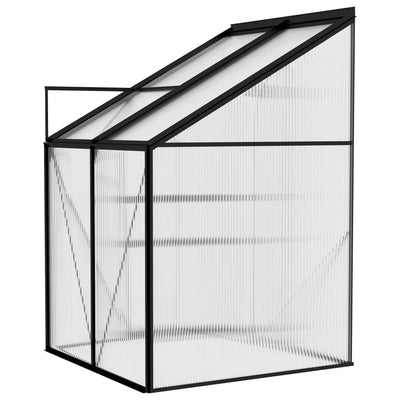 Greenhouse Anthracite Aluminum 91.5 ft³