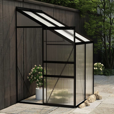 Greenhouse Anthracite Aluminum 91.5 ft³