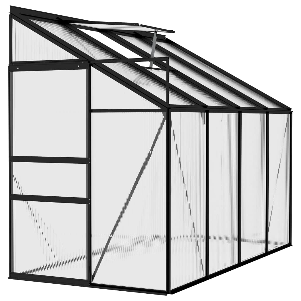 Greenhouse Anthracite Aluminum 177.3 ft³