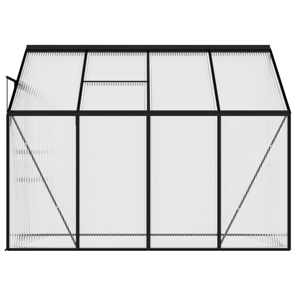 Greenhouse Anthracite Aluminum 177.3 ft³