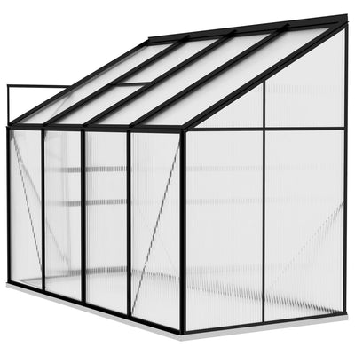 Greenhouse Anthracite Aluminum 185 ft³