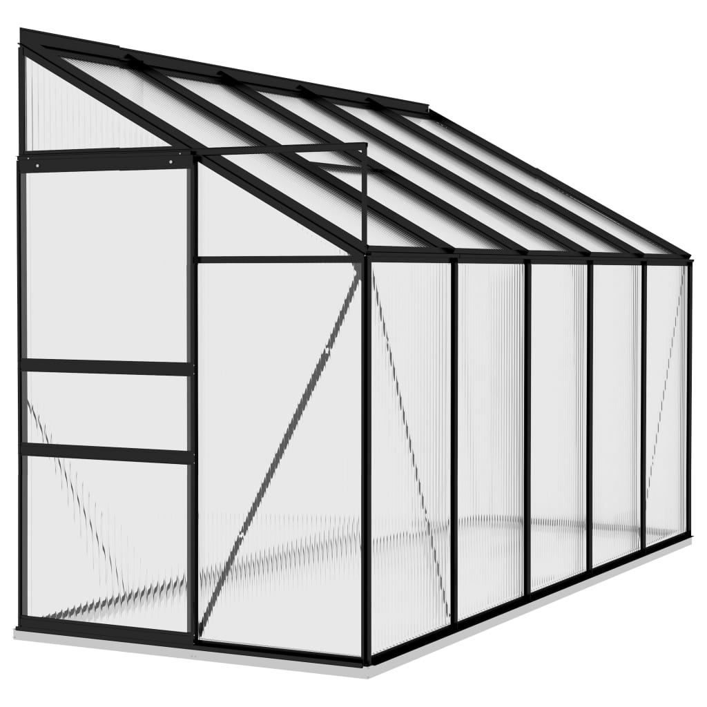 Greenhouse Anthracite Aluminum 229.5 ft³