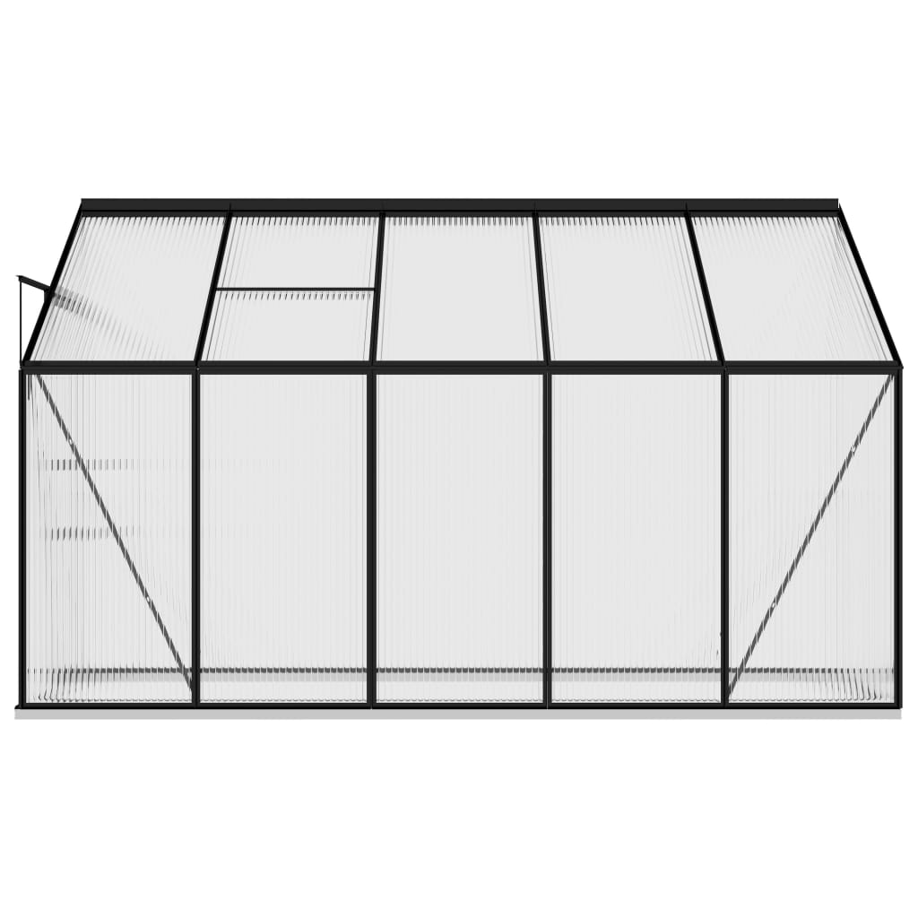 Greenhouse Anthracite Aluminum 229.5 ft³