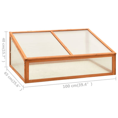 Greenhouse 39.4"x25.6"x15.7" Firwood