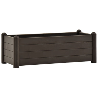 Garden Raised Bed PP Mocha 39.4"x16.9"x13.8"