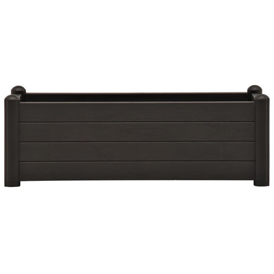 Garden Raised Bed PP Anthracite 39.4"x16.9"x13.8"