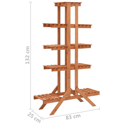 Plant Stand 32.7"x9.8"x52" Solid Firwood