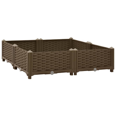 Raised Bed 31.5"x31.5"x9.1" Polypropylene