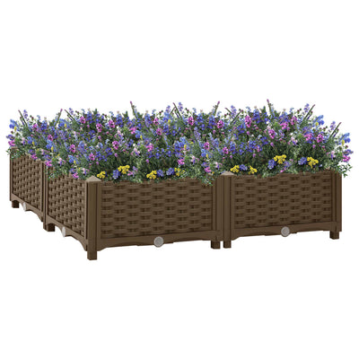 Raised Bed 31.5"x31.5"x9.1" Polypropylene