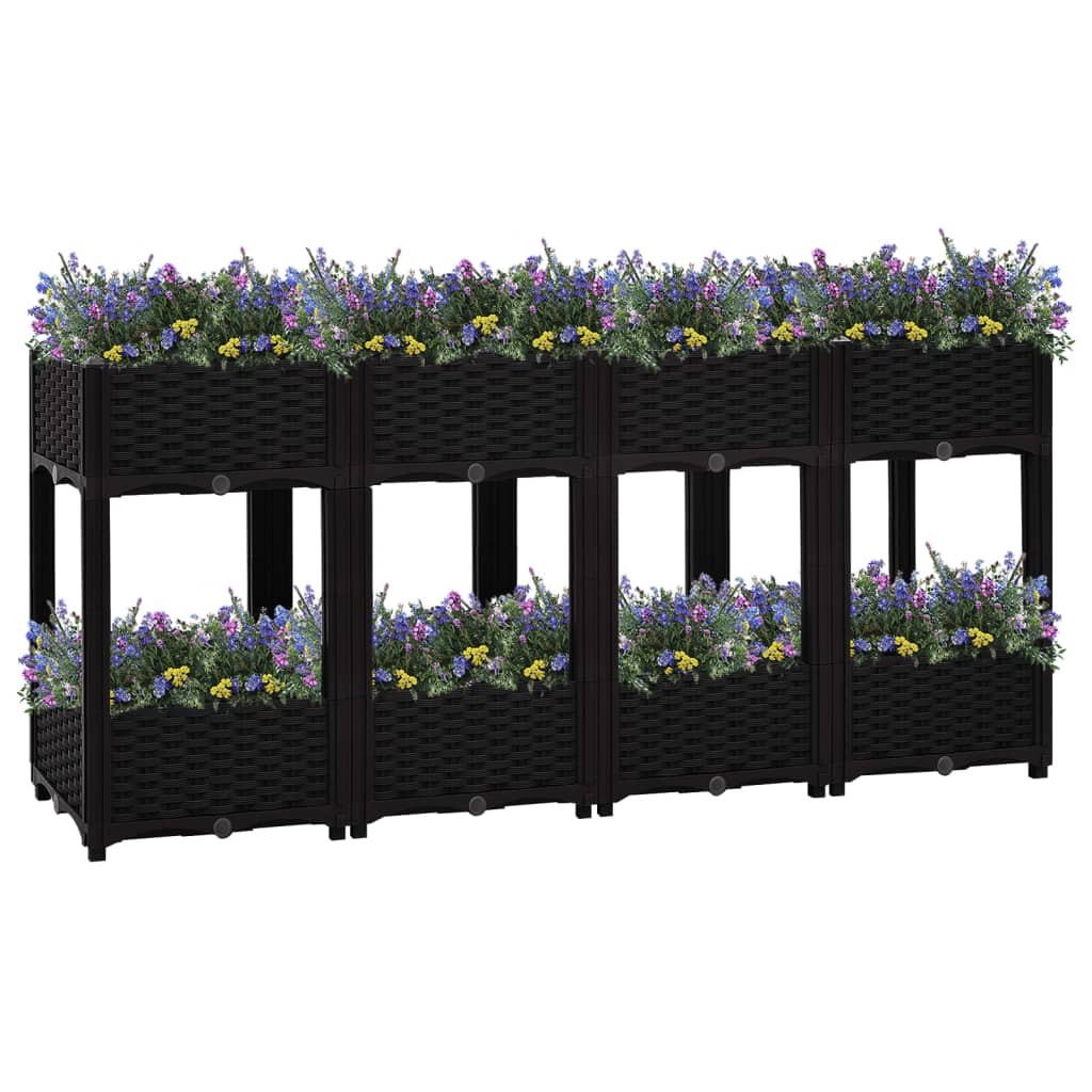 Raised Bed 63"x15.7"x28" Polypropylene