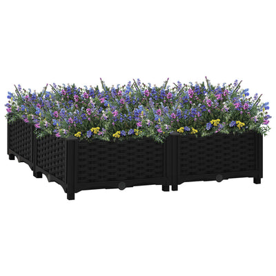 Raised Bed 31.5"x31.5"x9.1" Polypropylene