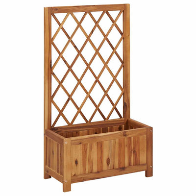 Garden Raised Bed Natural wood color Solid acacia wood Medium