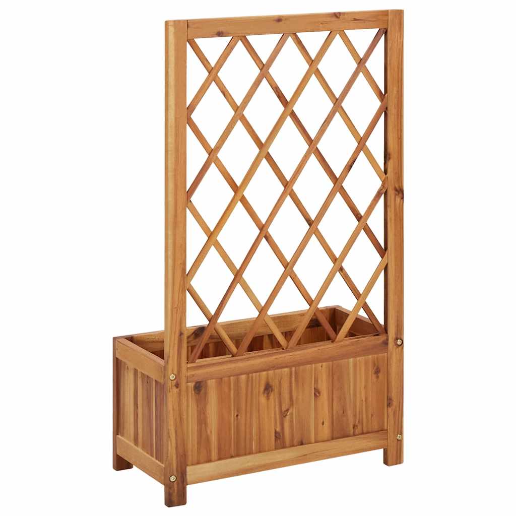 Garden Raised Bed Natural wood color Solid acacia wood Medium