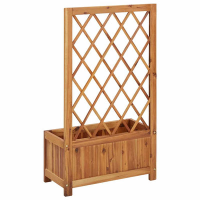 Garden Raised Bed Natural wood color Solid acacia wood Medium
