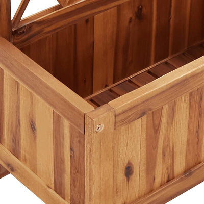 Garden Raised Bed Natural wood color Solid acacia wood Medium