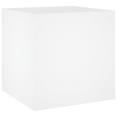 Planter Box White 15.7"x15.7"x15.7" Engineered Wood