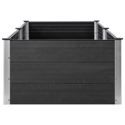 Garden Raised Bed 78.7"x39.4"x21.3" WPC Gray