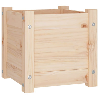 Garden Planters 2 pcs 12.2"x12.2"x12.2" Solid Wood Pine