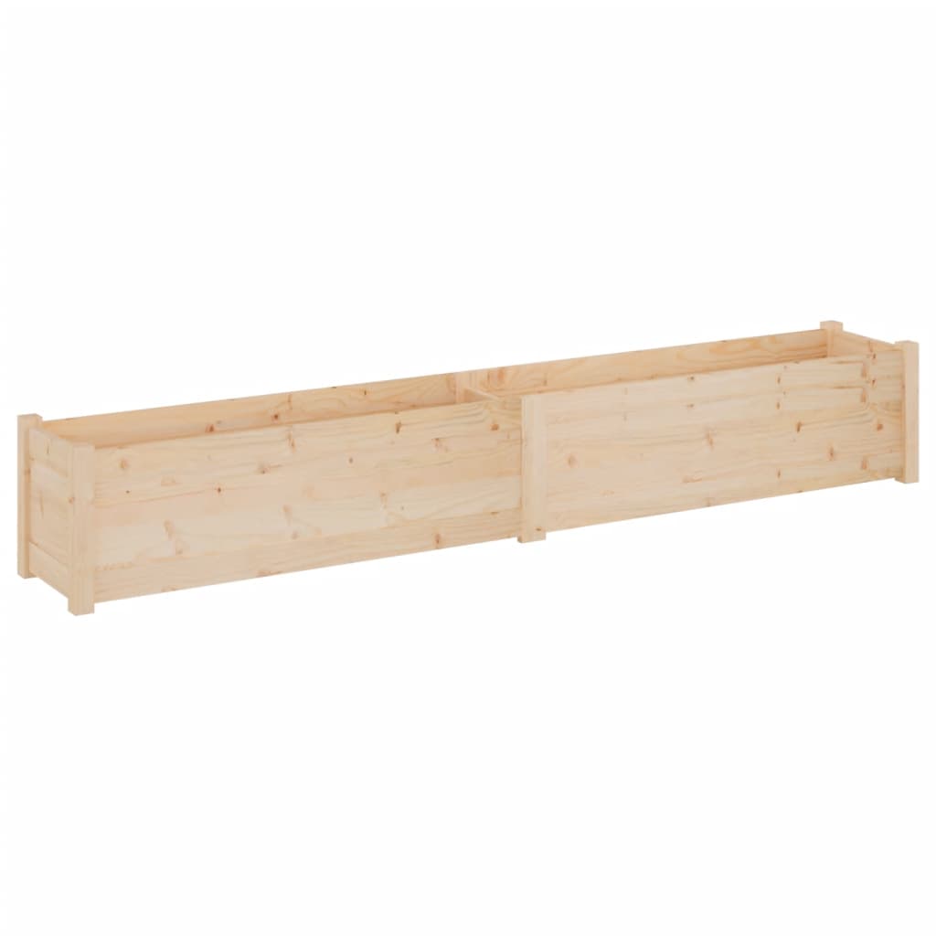 Garden Planter 78.7"x12.2"x12.2" Solid Wood Pine