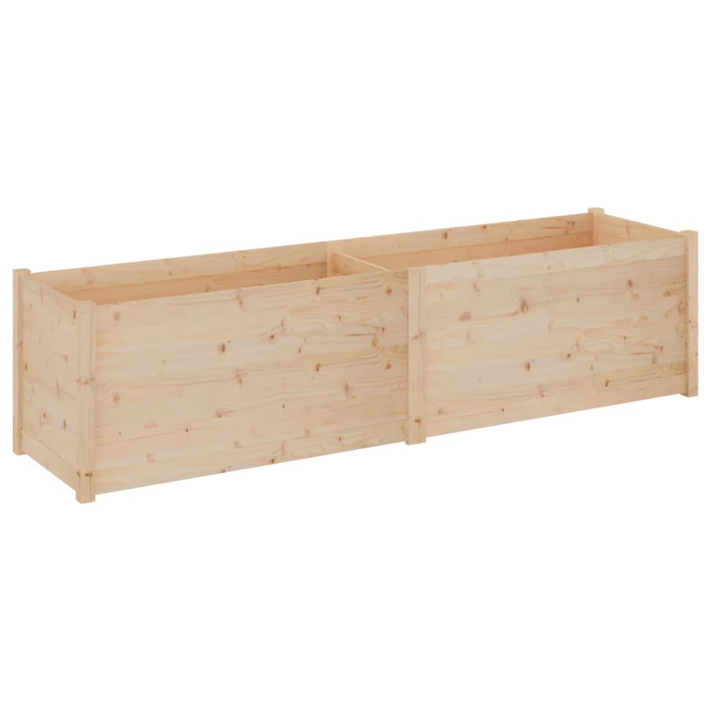 Garden Planter 78.7"x19.7"x19.7" Solid Wood Pine