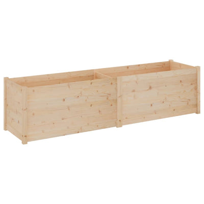 Garden Planter 78.7"x19.7"x19.7" Solid Wood Pine