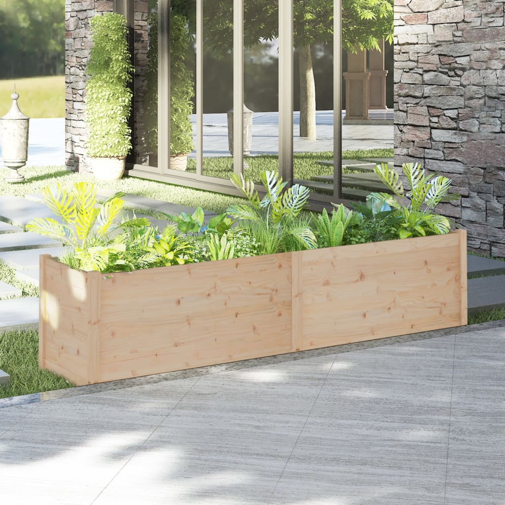 Garden Planter 78.7"x19.7"x19.7" Solid Wood Pine