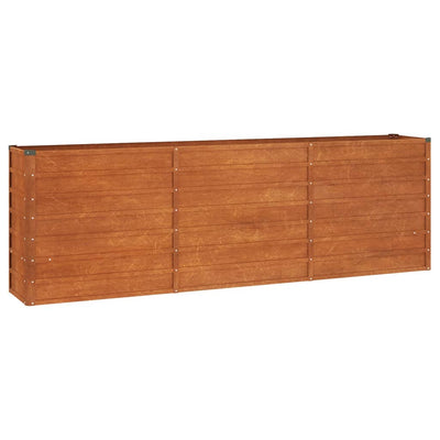 Garden Raised Bed Rusty Corten steel Large Durable