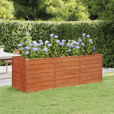 Garden Raised Bed Rusty Corten steel Large  Durable