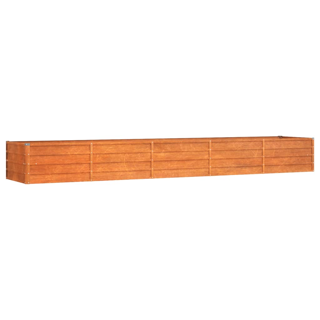 Garden Raised Bed Rusty Corten steel 157.5 x 31.5 x 17.7 in large