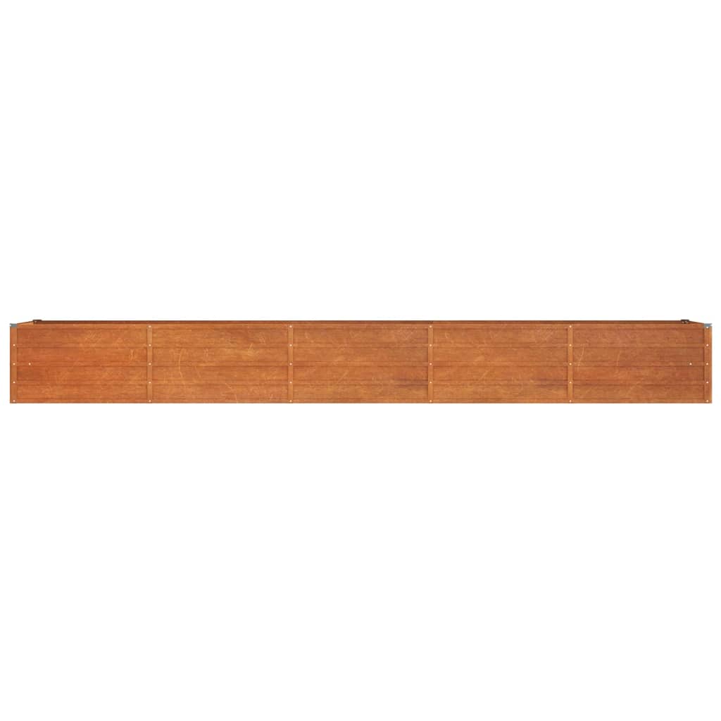 Garden Raised Bed Rusty Corten steel 157.5 x 31.5 x 17.7 in large