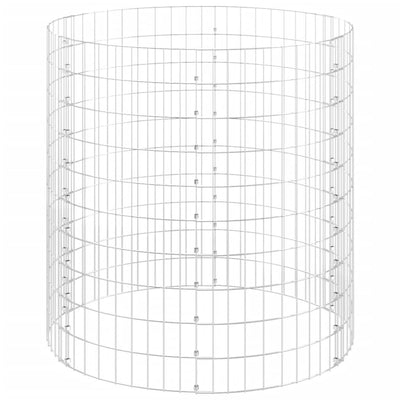 Garden Composter Ø39.4"x39.4" Galvanized Steel