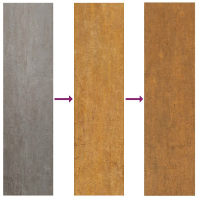 Planter Rusty Corten steel 12.6x11.8x11.4 in Durable