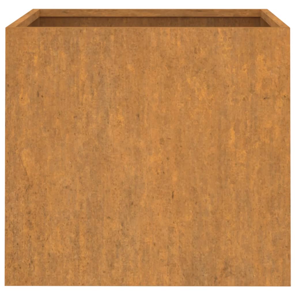 Planter Rusty Corten steel Medium Heavy Weight Endurance