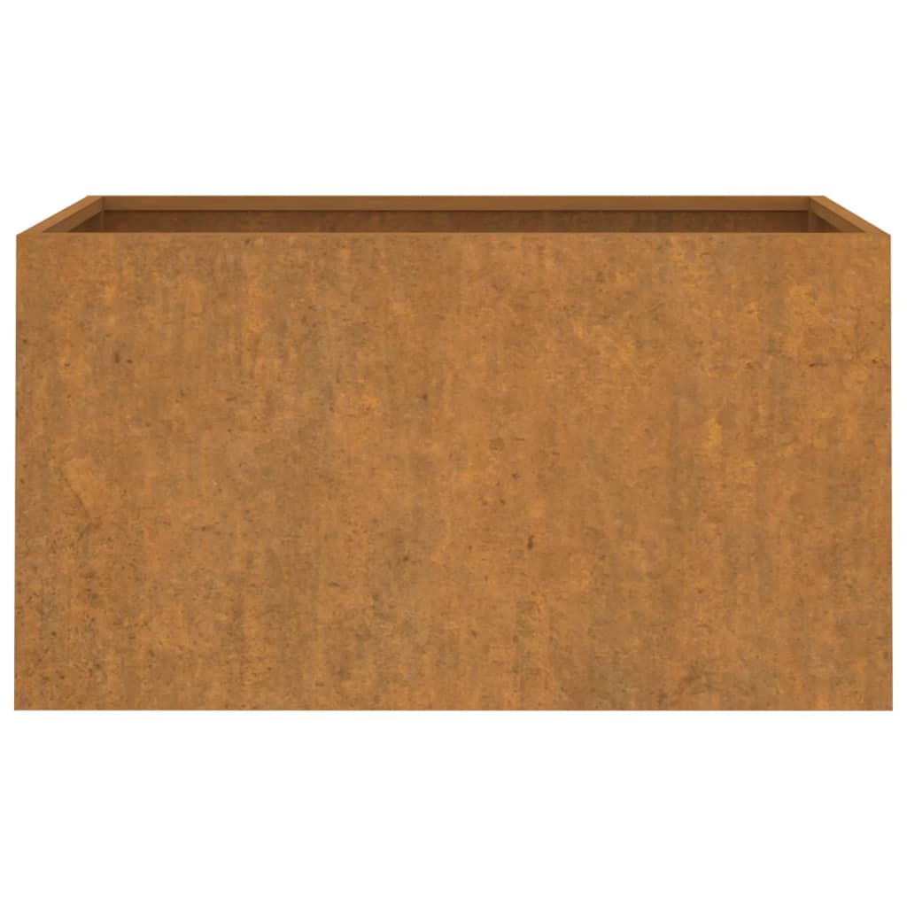 Planter 24.4"x15.7"x15.4" Corten Steel