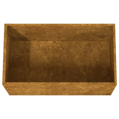 Planter 24.4"x15.7"x15.4" Corten Steel