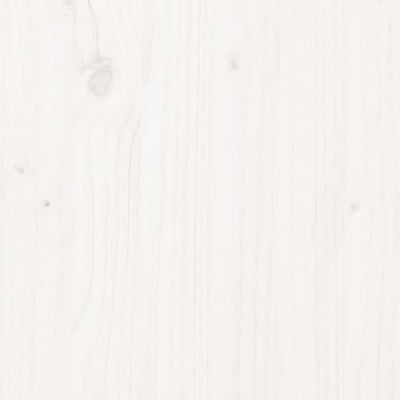 Plant Stand White 41.1x9.8x43.1" Solid Wood Pine