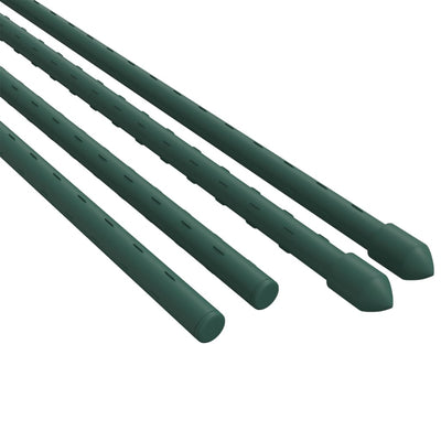 Garden Plant Stakes 30 pcs Green 35.4" Steel