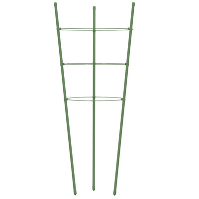 Garden Plant Support Set of 5 Green
