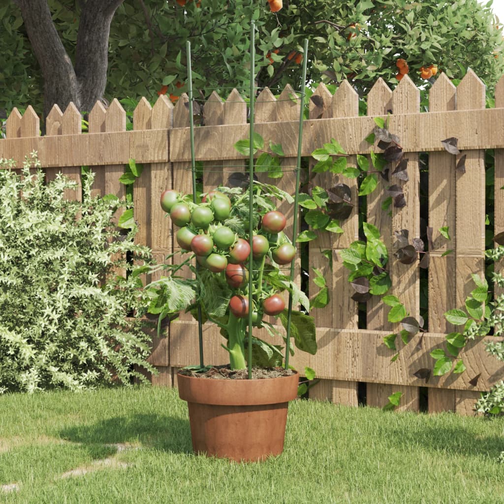 Garden Plant Support Set of 5 Green